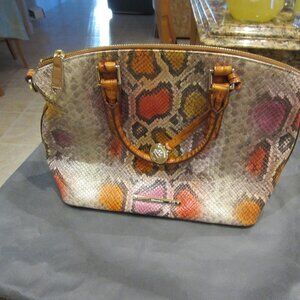 Brahmin Large Duxbury Satchel Leather Bag